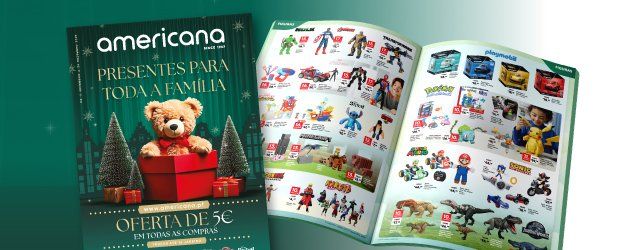 Capa do folheto de natal e folheto aberto