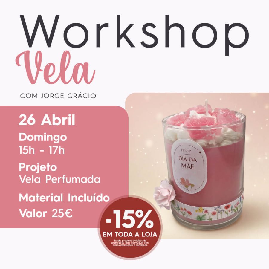 Vela Perfumada com Jorge Grácio - 26 Abril - Americana Telheiro