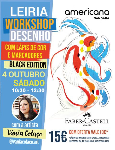 Dibujo con lápices de colores y rotuladores