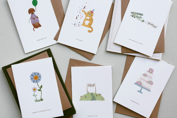 postais kartotek para várias ocasiões especiais