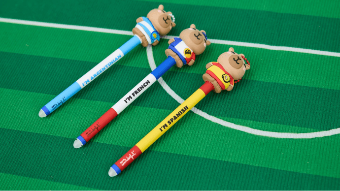 canetas apagáveis wonder gol da mr. wonderful