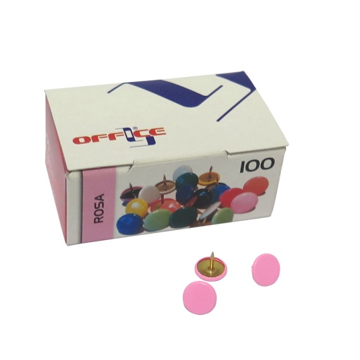 Pioneses rosa Office - 100 unidades