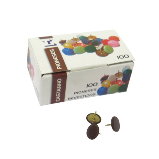 Pioneses Castanho OFFICE caixa com 100