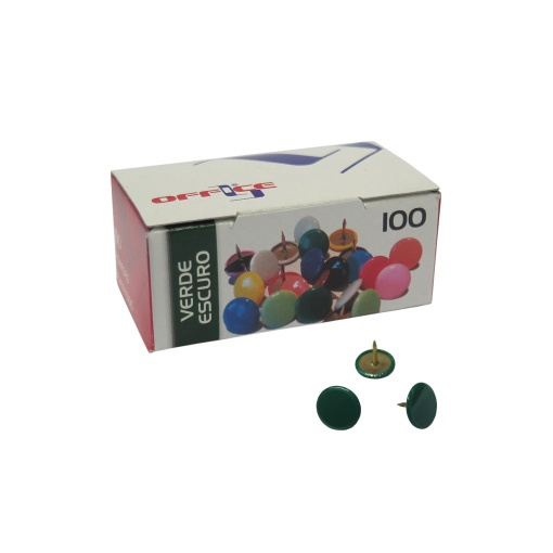 Pioneses verde Office - 100 unidades