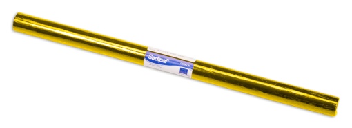 Celofane 50x65cm Amarelo 25 folhas Picotado SADIPAL
