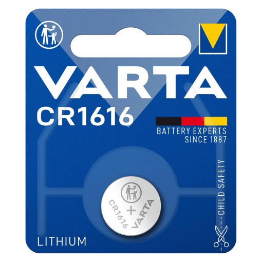 Pilha Eletrónica de Lítio CR1616 3V VARTA 6616