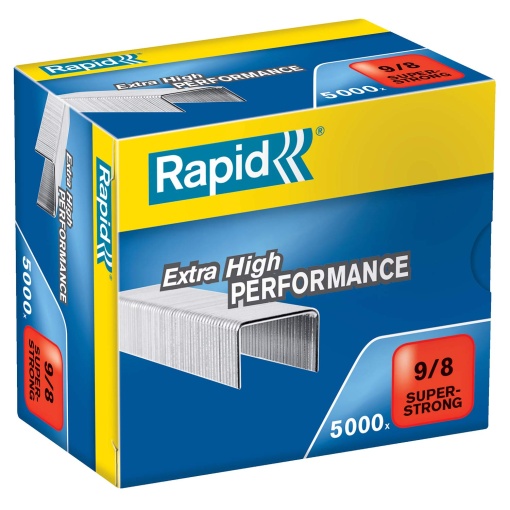 Agrafos 9/8 RAPID Super Strong Galvanizados Caixa com 5000