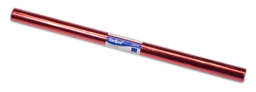 Celofane 50x65cm Vermelho 25 folhas Picotado SADIPAL