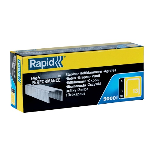 Agrafos 13/8 RAPID High Performance Caixa com 5000
