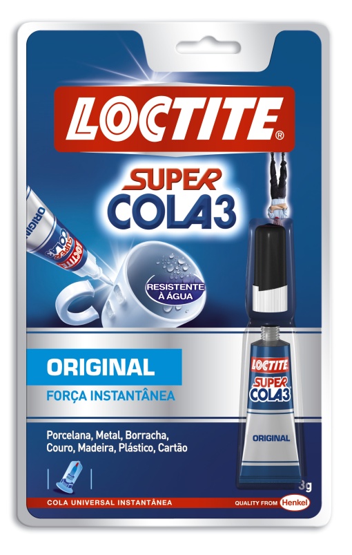 Cola Instantânea LOCTITE Super Cola 3 Original 3g