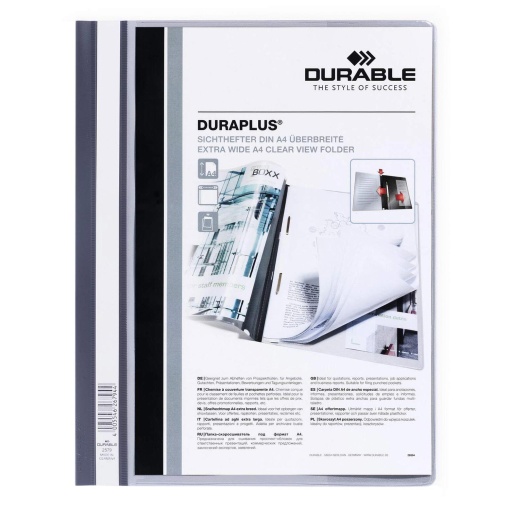 Classificador DURABLE 2579 A4 Cinza
