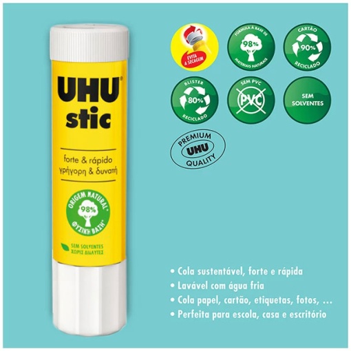 Barra de pegamento UHU 189 de 21 g