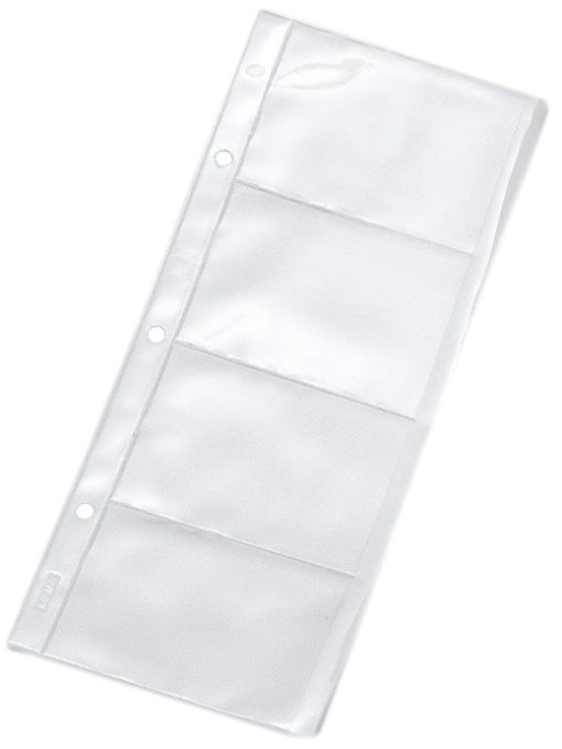 Bolsa para Cartões de Visita 4 Divisórias 57x90mm ROMA