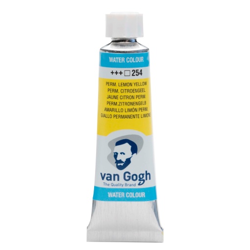 Aguarela em tubo TALENS VAN GOGH Amarelo Limão 254 10ml