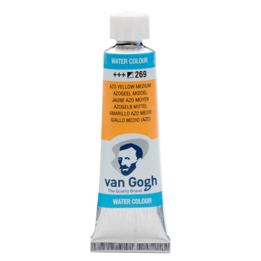 Aguarela em tubo TALENS VAN GOGH Amarelo Aço Médio 269 10ml
