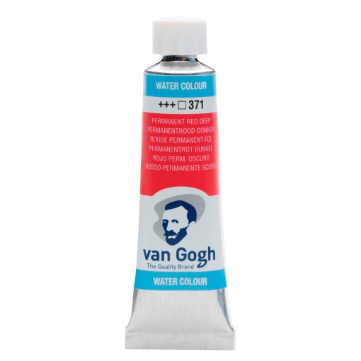 Aguarela em tubo TALENS VAN GOGH Vermelho Escuro 371 10ml