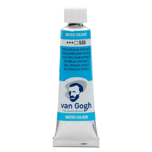 Aguarela em tubo TALENS VAN GOGH Azul Cerúleo 535 10ml