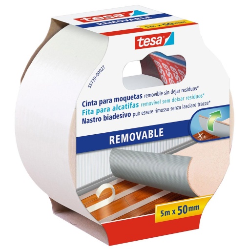 Fita Bi-adesiva para Alcatifas 5mx50mm Removível TESA Fix 55729