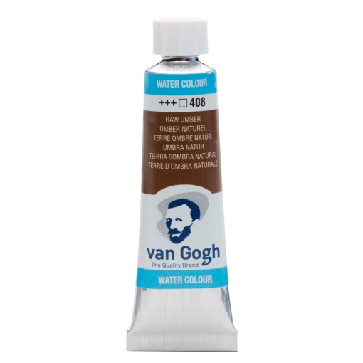 Aguarela em tubo TALENS VAN GOGH Terra Sombra Natural 408 10ml