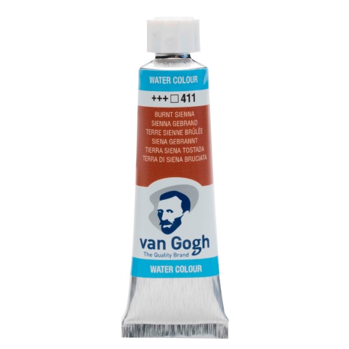 Aguarela em tubo TALENS VAN GOGH Terra Siena Queimada 411 10ml