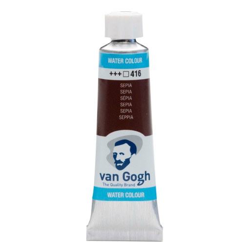 Aguarela em tubo TALENS VAN GOGH Sépia 416 10ml