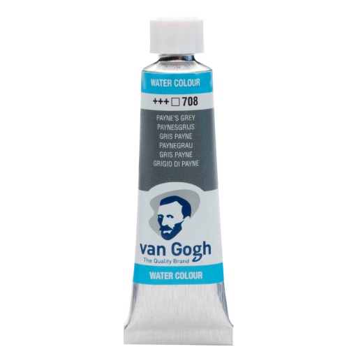 Aguarela em tubo TALENS VAN GOGH Cinza 708 10ml