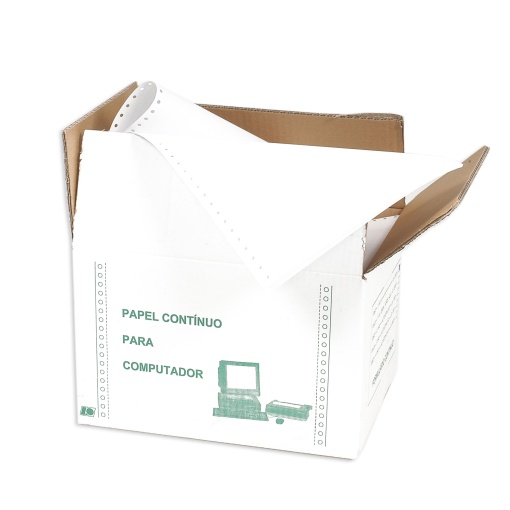 Papel Contínuo 6x 9 1/2 1 Via Branco caixa com 4000