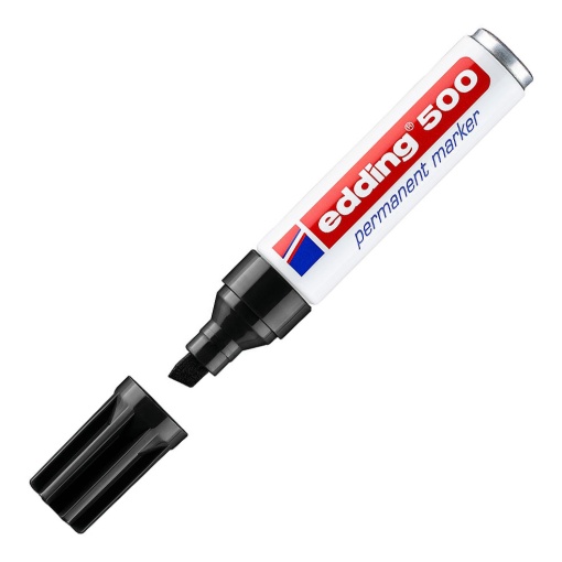 Marcador permanente EDDING 500 2-7mm preto