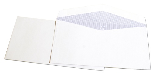 Envelope Americano 205 92x163mm Branco caixa com 500
