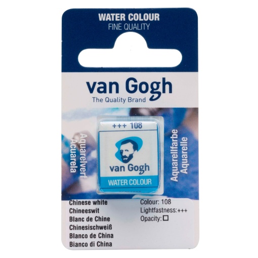 Aguarela em Pastilha TALENS VAN GOGH Branco China 108