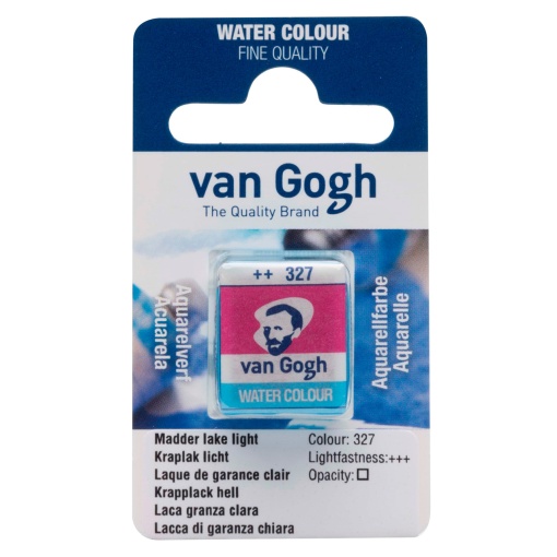 Aguarela em Pastilha TALENS VAN GOGH Lago Madder Claro 327
