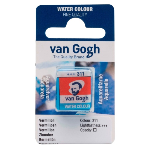Aguarela em pastilha TALENS VAN GOGH Vermelhão 311