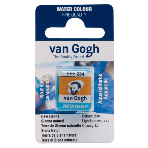 Aguarela em Pastilha TALENS VAN GOGH Terra Siena Natural 234