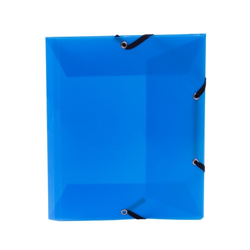 A5 elastic folder VIQUEL Propyglass, 15mm spine, assorted designs