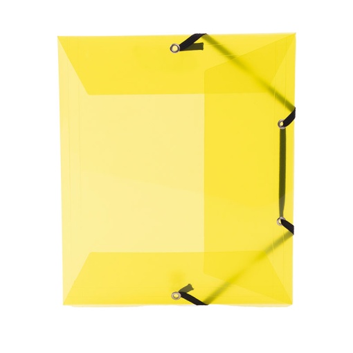 A5 elastic folder VIQUEL Propyglass, 15mm spine, assorted designs