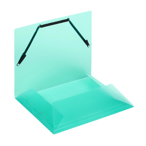 A5 elastic folder VIQUEL Propyglass, 15mm spine, assorted designs