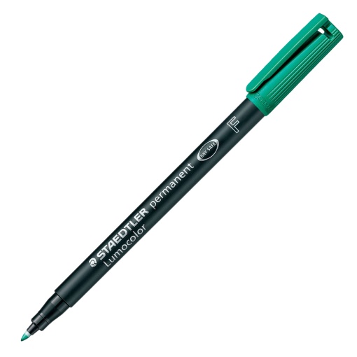 Marcador universal permanente STAEDTLER Lumocolor 318 F 0,6mm verde 5