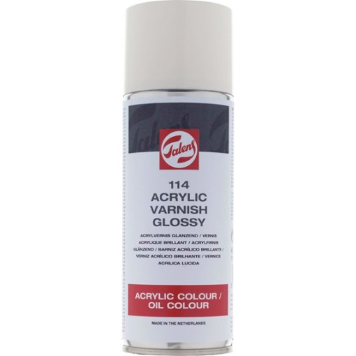 Verniz Spray Acrílico/Óleo TALENS Brilhante 400ml