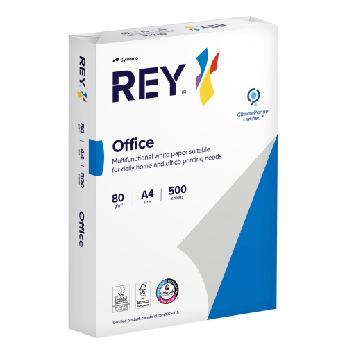 Papel Fotocópia A4 80g REY OFFICE Branco
