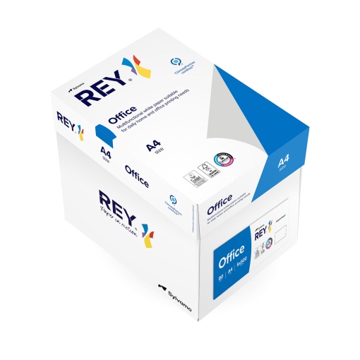 Papel Fotocópia A4 80g REY OFFICE Branco