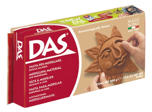 Pasta de Modelar DAS Terracota 500g