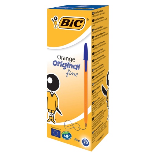 Esferográfica BIC Laranja Azul
