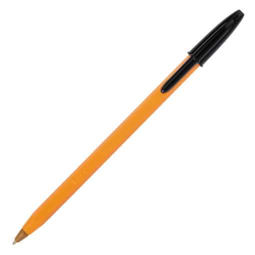 Esferográfica BIC Laranja Preto