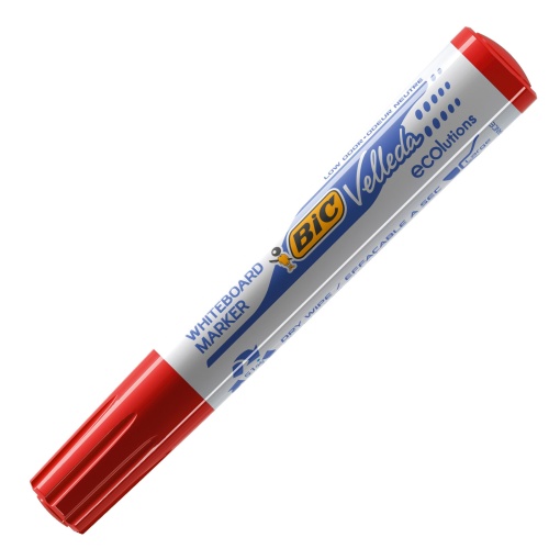 Marcador para quadro branco BIC Velleda 1701 vermelho
