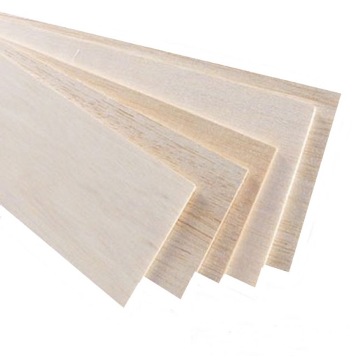 Tábua de Madeira de Balsa 2x100x1000mm