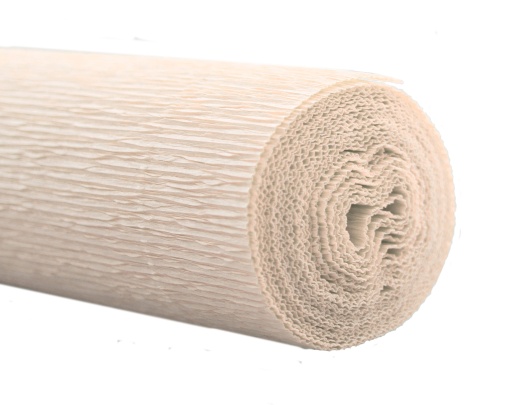 Papel Crepe Florist WEROLA 160g Creme 5469 0,50x2,5m