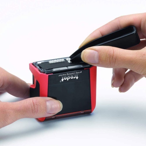 TRODAT Printy 4911 Typomatic self-inking fabric stamp, 38x14mm