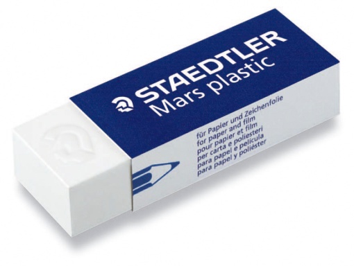 Borracha STAEDTLER Mars Plastic Grande Branca
