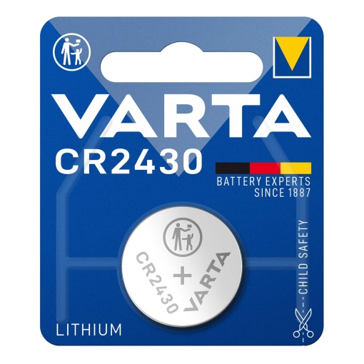 Pilha Eletrónica de Lítio CR2430 3V VARTA 6430