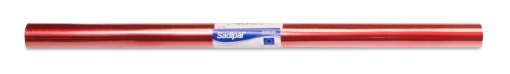 Papel Metalizado SADIPAL Rolo 0,50x10m 1 Face Vermelho